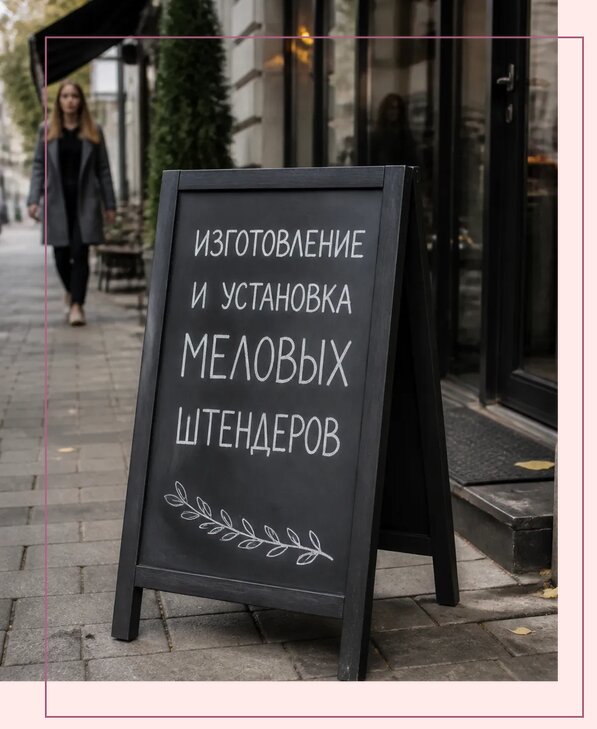 Меловые штендеры в Назарове по цене от 6681 р. | Аванза-Нрв